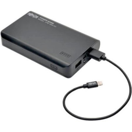 TRIPP LITE Tripp Lite Portable 10,000mAh Dual-Port Mobile Power Bank USB Battery Charger with LED Flashlight UPB-10K0-2U